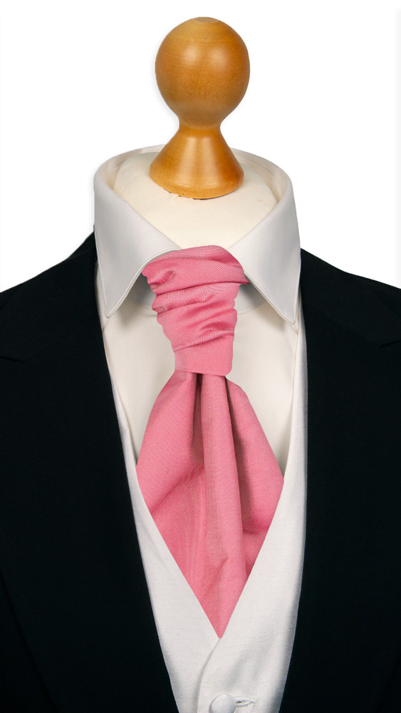SOLID Dark pink knyttet kravatt
