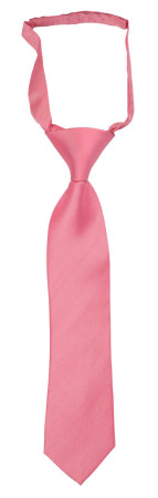 SOLID Dark pink barneslips liten ferdigknyttet