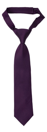 SOLID Dark purple barneslips liten ferdigknyttet