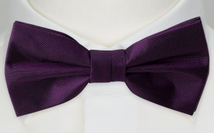 SOLID Dark purple barnesløyfe