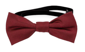 SOLID Dark red babysløyfe