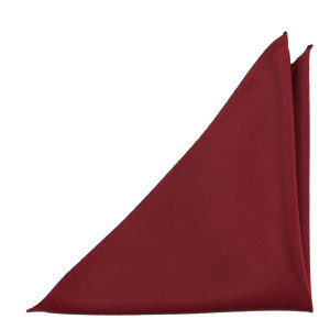 SOLID Dark red lommetørkle