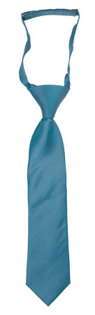 SOLID Dark turquoise barneslips liten ferdigknyttet