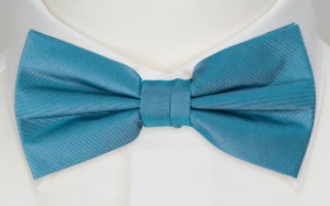 SOLID Dark turquoise barnesløyfe