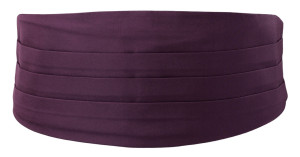 SOLID Eggplant magebelte