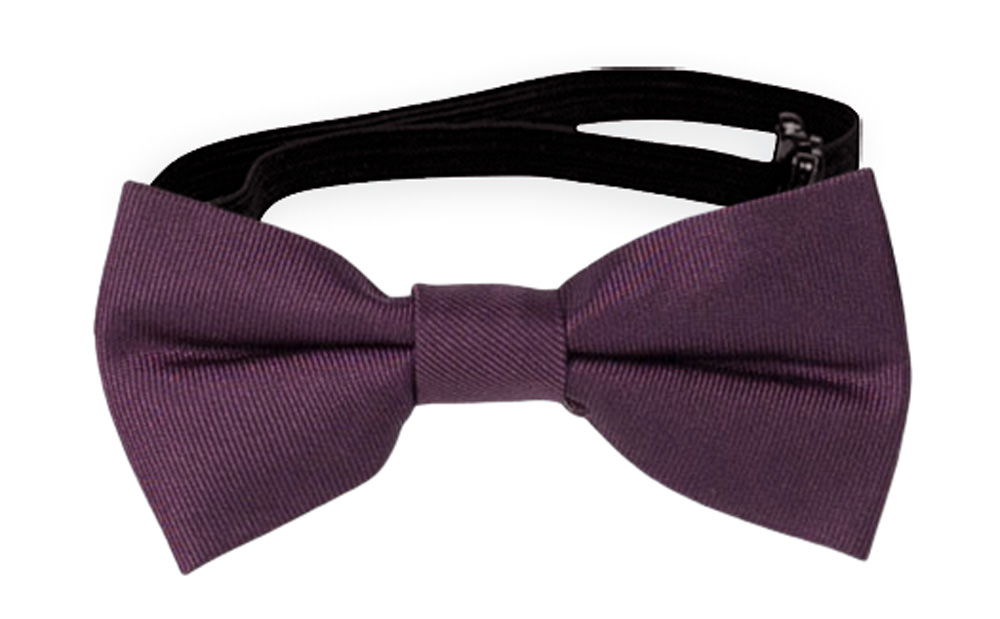 SOLID Eggplant babysløyfe