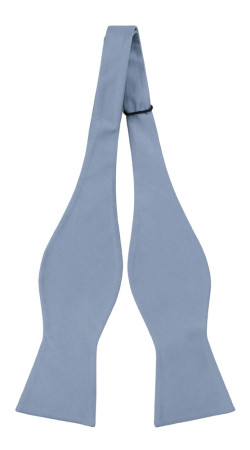 SOLID Light blue uknyttet sløyfe