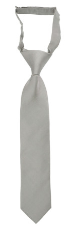 SOLID Light grey barneslips liten ferdigknyttet