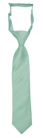 SOLID Light turquoise barneslips liten ferdigknyttet