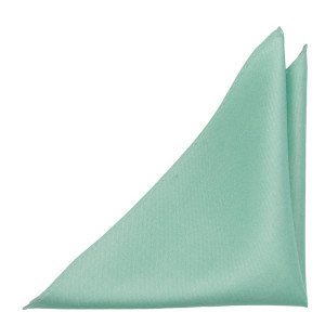 SOLID Light turquoise lommetørkle