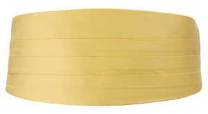 SOLID Light yellow magebelte