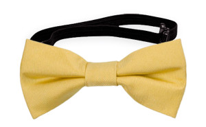 SOLID Light yellow babysløyfe