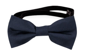 SOLID Navy blue babysløyfe