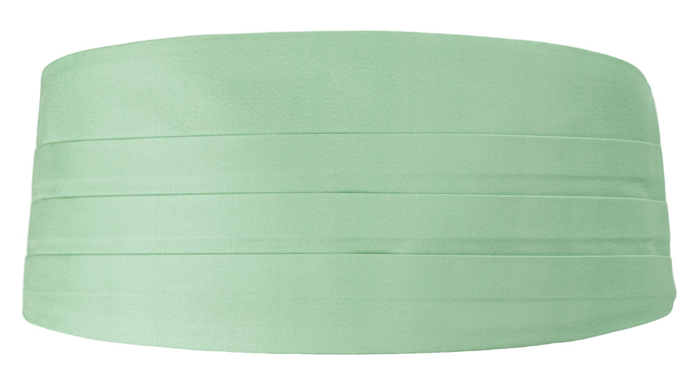 SOLID Pastel green magebelte