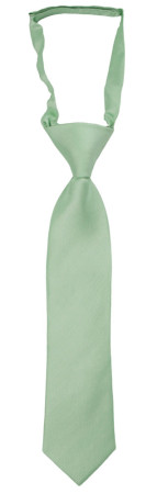 SOLID Pastel green barneslips liten ferdigknyttet