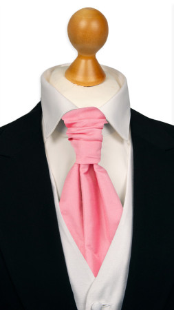 SOLID Pink knyttet kravatt