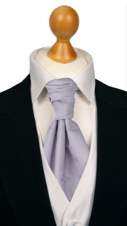 SOLID Powder purple knyttet kravatt