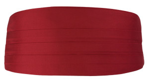 SOLID Red magebelte
