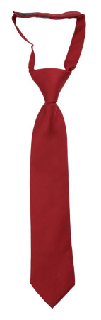 SOLID Red barneslips liten ferdigknyttet