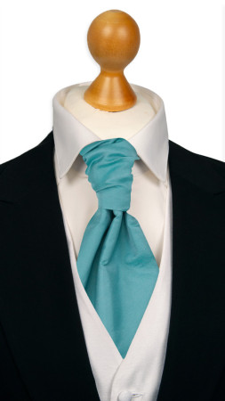 SOLID Turquoise knyttet kravatt