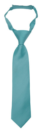 SOLID Turquoise barneslips liten ferdigknyttet