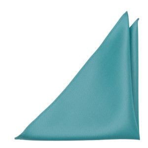 SOLID Turquoise lommetørkle