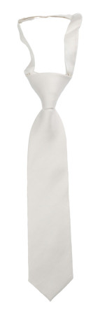 SOLID White barneslips liten ferdigknyttet