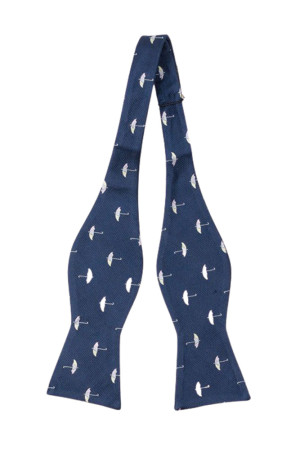 TIEBRELLA Blue uknyttet sløyfe