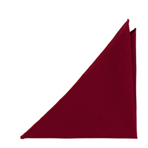 WISTFUL Dark red lommetørkle