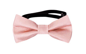 JAGGED Blush pink babysløyfe