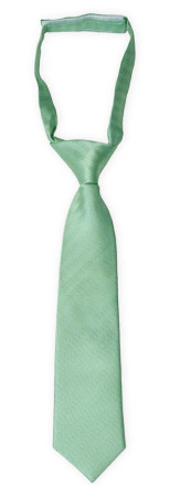 JAGGED Seafoam turquoise barneslips liten ferdigknyttet