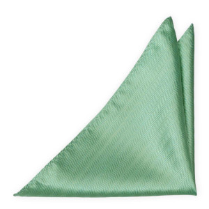 JAGGED Seafoam turquoise lommetørkle