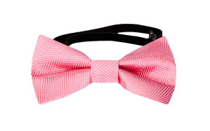 JAGGED Warm pink babysløyfe