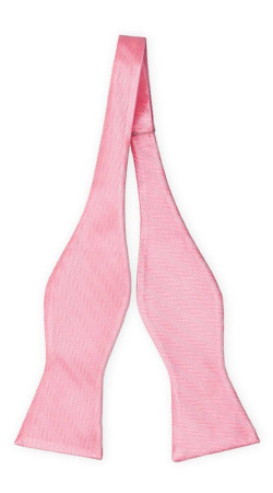 JAGGED Warm pink uknyttet sløyfe