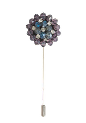 JEWELLERY PURPLE BLUE jakkenål
