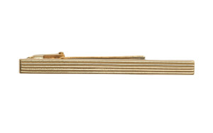 Long striped Gold slipsnål