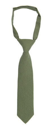 MOREAMORE Laurel green barneslips liten ferdigknyttet