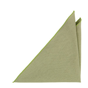 MOREAMORE Sage green lommetørkle