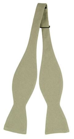 MOREAMORE Sage green uknyttet sløyfe