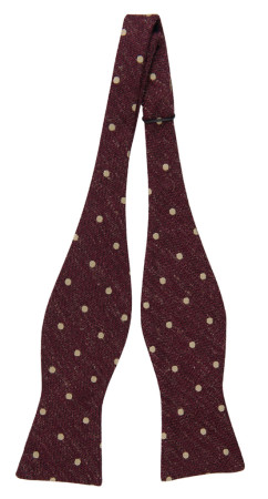 ONPOINT DARK RED uknyttet sløyfe