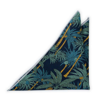 PALMISTRY Dark navy lommetørkle