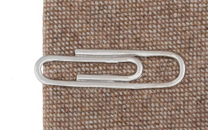 Paperclip Silver slipsnål