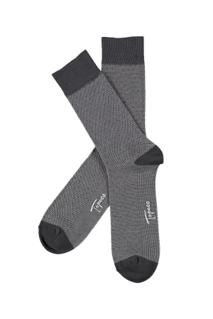 PATTERN ANTHRACITE MELANGE sokker