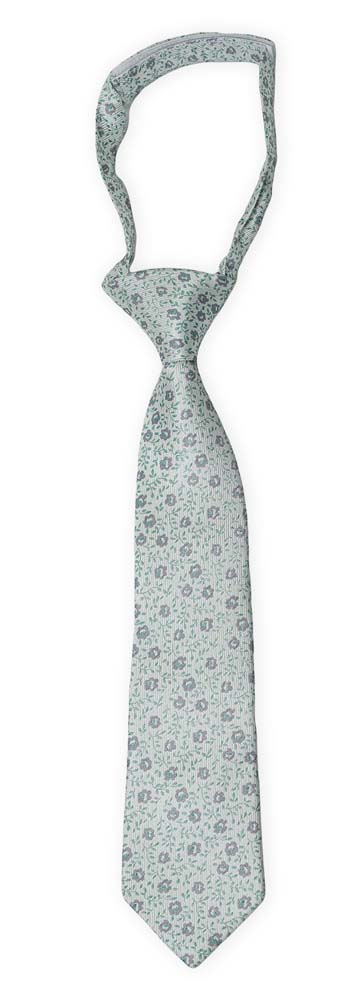 ROSYPOSY Dusty mint barneslips liten ferdigknyttet