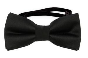SATIN BLACK babysløyfe