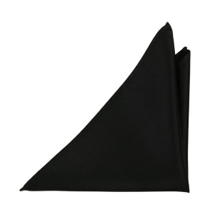 SATIN BLACK lommetørkle