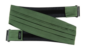 SATIN DARK SAGE magebelte