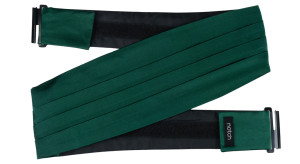 SATIN FOREST GREEN magebelte