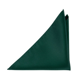 SATIN FOREST GREEN lommetørkle