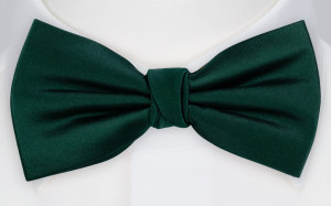 SATIN FOREST GREEN sløyfe